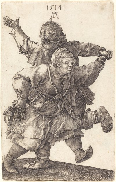 Coppia di contadini che ballano da Albrecht Dürer