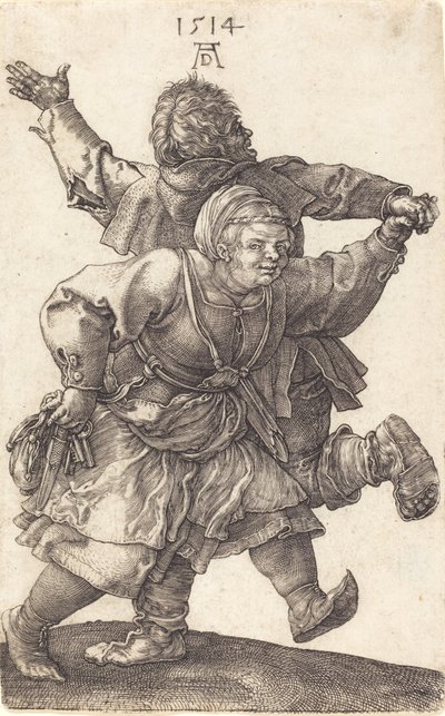 Coppia di contadini che balla da Albrecht Dürer
