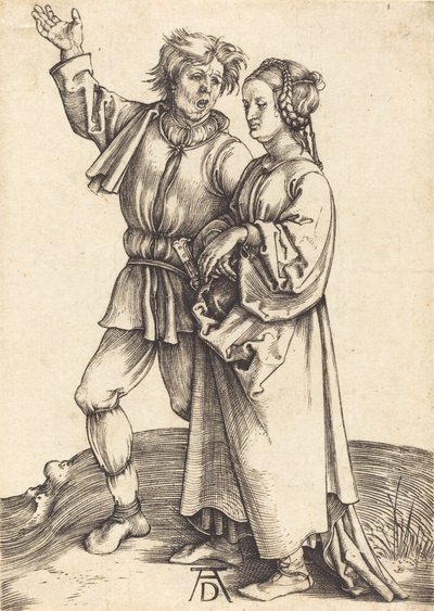 Contadino e sua moglie, c. 1497-1498 da Albrecht Dürer