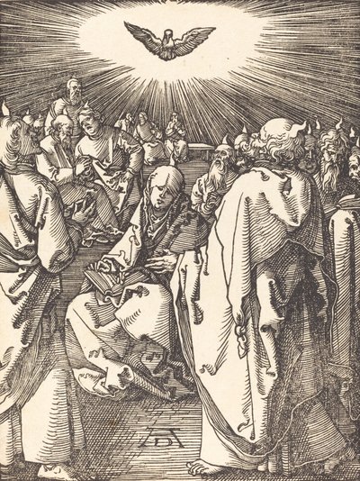 Pentecoste, probabilmente c. 1509-1510 da Albrecht Dürer