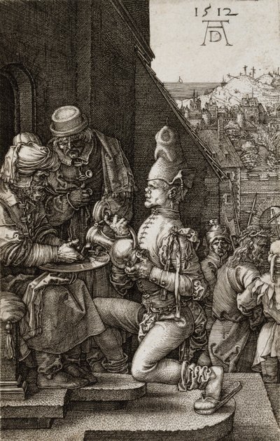 Pilato si lava le mani dalla Passione, 1512 da Albrecht Dürer