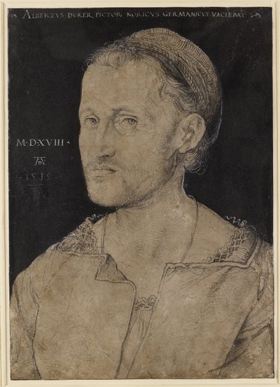 Ritratto di Hans Burgkmair da Albrecht Dürer