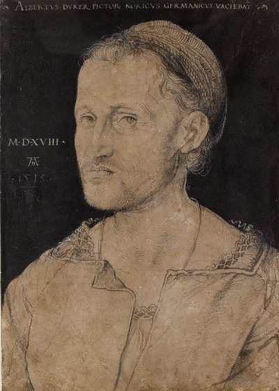 Ritratto di Hans Burgkmair, 1518 da Albrecht Dürer