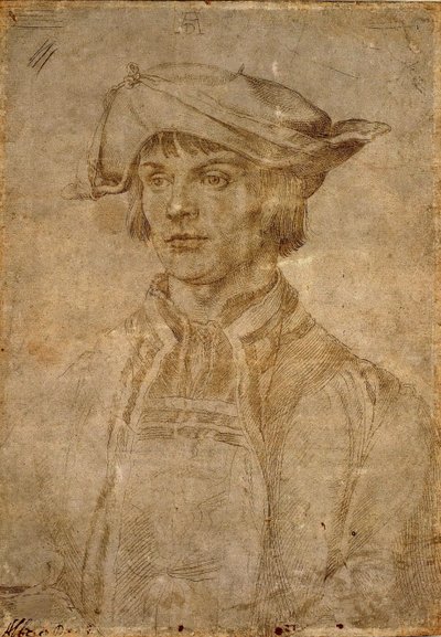 Ritratto di Lucas van Leyden, 1521 da Albrecht Dürer
