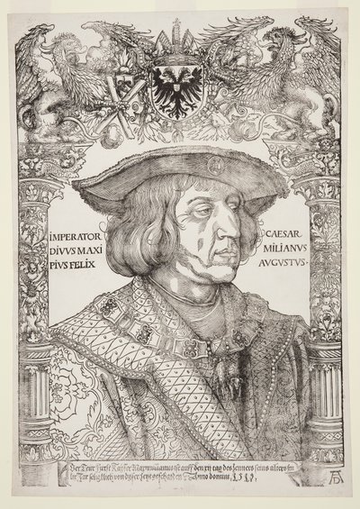 Ritratto di Massimiliano I da Albrecht Dürer