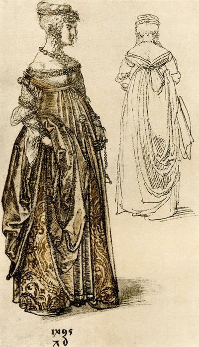 Signora veneziana elegante da Albrecht Dürer