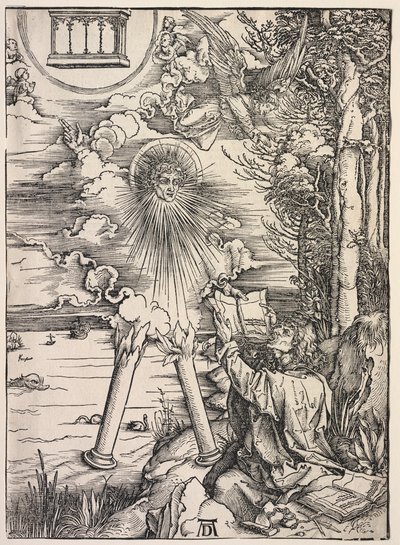 Rivelazione di San Giovanni: San Giovanni che divora i libri da Albrecht Dürer