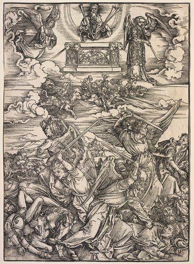 Rivelazione di San Giovanni: I quattro angeli distruttori da Albrecht Dürer