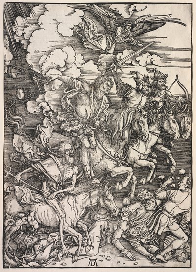 Rivelazione di San Giovanni: I Quattro Cavalieri da Albrecht Dürer