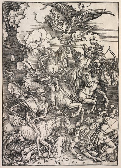 Rivelazione di San Giovanni: I Quattro Cavalieri, 1511 da Albrecht Dürer