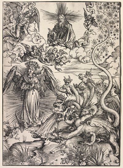 Rivelazione di San Giovanni: La donna vestita di sole da Albrecht Dürer