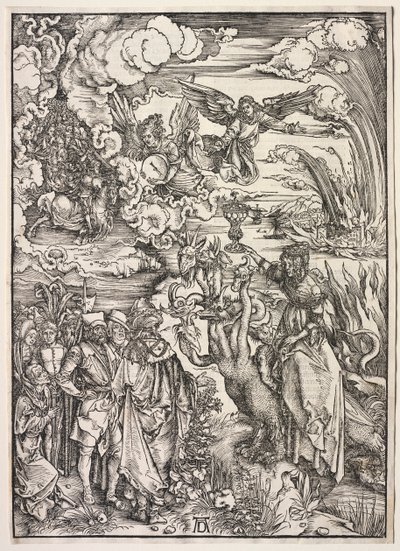 Rivelazione di San Giovanni: La donna di Babilonia da Albrecht Dürer