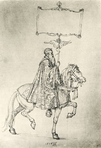Vecchio a cavallo da Albrecht Dürer