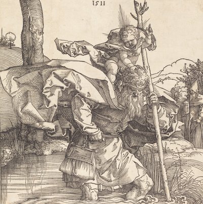 San Cristoforo, 1511 da Albrecht Dürer