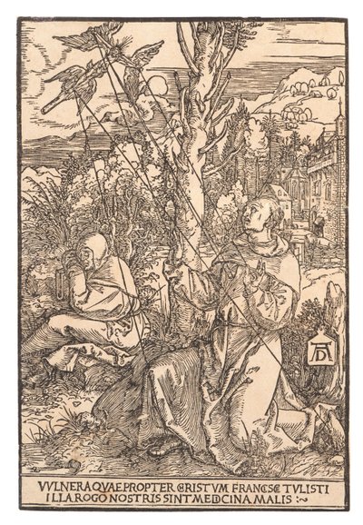 San Francesco riceve le stimmate da Albrecht Dürer