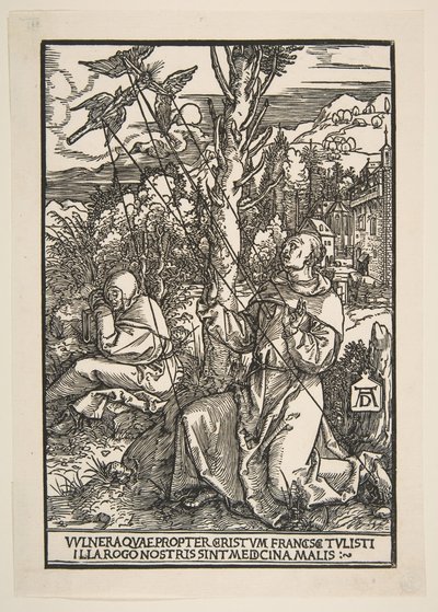 San Francesco riceve le stimmate da Albrecht Dürer