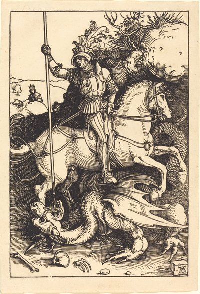 San Giorgio che uccide il drago da Albrecht Dürer