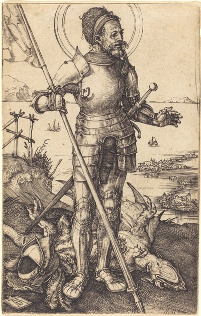 San Giorgio in piedi da Albrecht Dürer