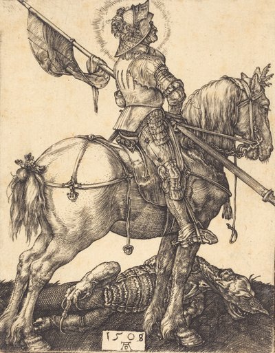 San Giorgio a cavallo da Albrecht Dürer