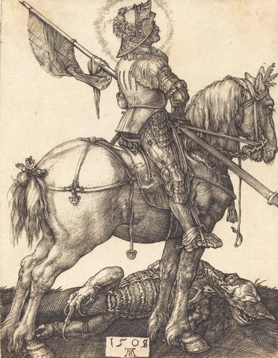 San Giorgio a cavallo da Albrecht Dürer