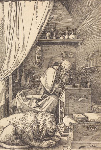 San Girolamo nella sua cella da Albrecht Dürer