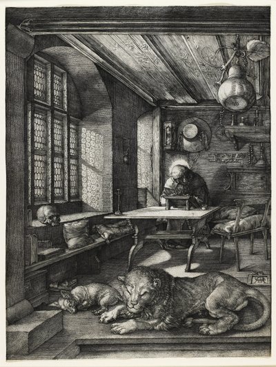 San Girolamo nel suo studio, 1514 da Albrecht Dürer