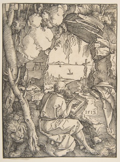 San Girolamo in una grotta, 1512 da Albrecht Dürer