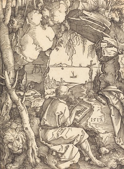 San Girolamo in una grotta da Albrecht Dürer
