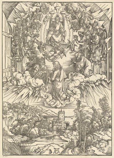 San Giovanni davanti a Dio e agli anziani da Albrecht Dürer