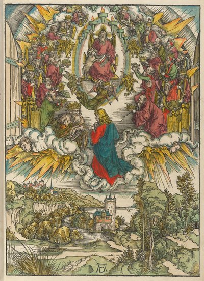 San Giovanni davanti a Dio e agli anziani da Albrecht Dürer