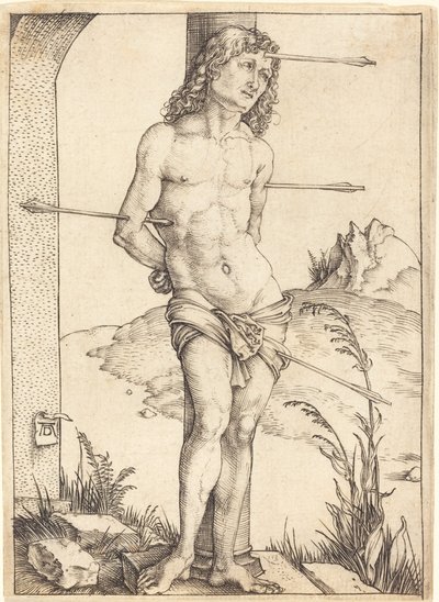San Sebastiano legato alla colonna da Albrecht Dürer