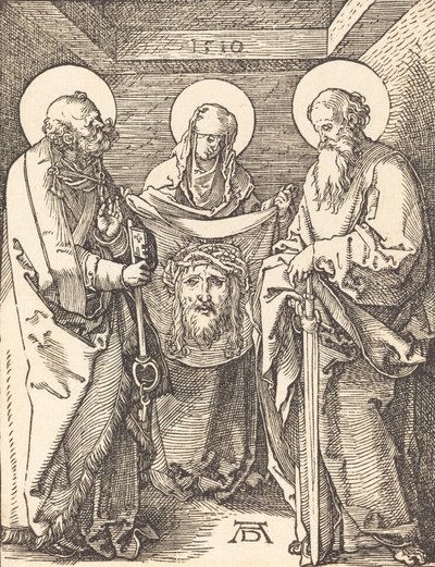 Santa Veronica tra i santi Pietro e Paolo, 1509 da Albrecht Dürer