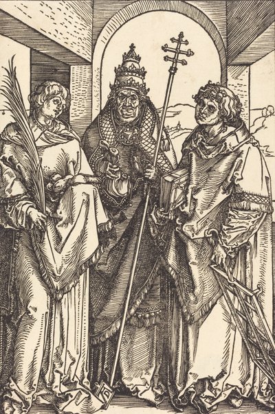 Santi Stefano, Sisto e Lorenzo, probabilmente c. 1504-1505 da Albrecht Dürer