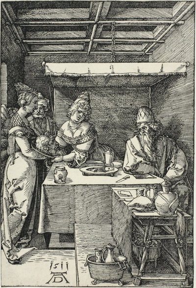 Salomè presenta la testa di Giovanni Battista a Erodiade da Albrecht Dürer