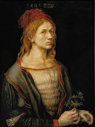Autoritratto con cardo da Albrecht Dürer