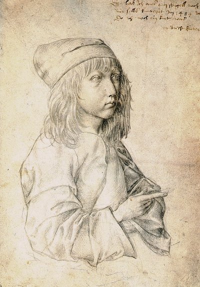 Autoritratto a tredici anni da Albrecht Dürer