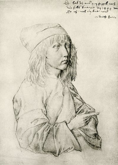 Autoritratto del tredicenne Dürer da Albrecht Dürer