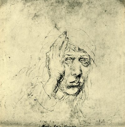 Autoritratto con una benda, 1492, 1943 da Albrecht Dürer