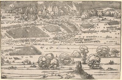 Assedio di una fortezza: Parte sinistra da Albrecht Dürer