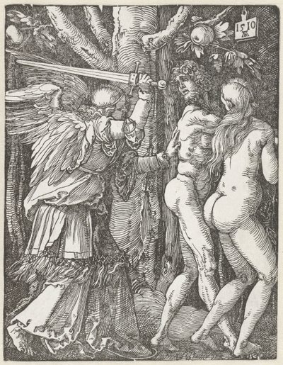 Piccola passione: 2. Espulsione dal Paradiso da Albrecht Dürer