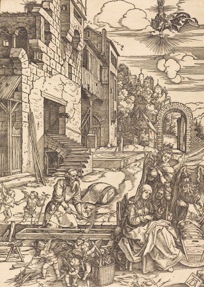Soggiorno della Sacra Famiglia in Egitto, c. 1504 da Albrecht Dürer