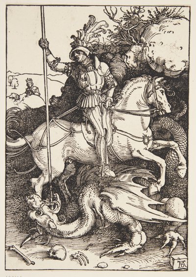 San Giorgio che uccide il drago da Albrecht Dürer