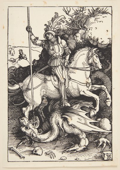 San Giorgio che uccide il drago da Albrecht Dürer