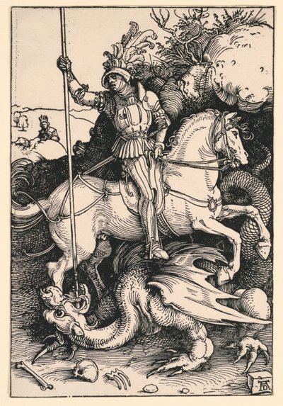 San Giorgio che uccide il drago da Albrecht Dürer