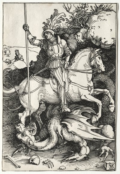 San Giorgio che uccide il drago da Albrecht Dürer