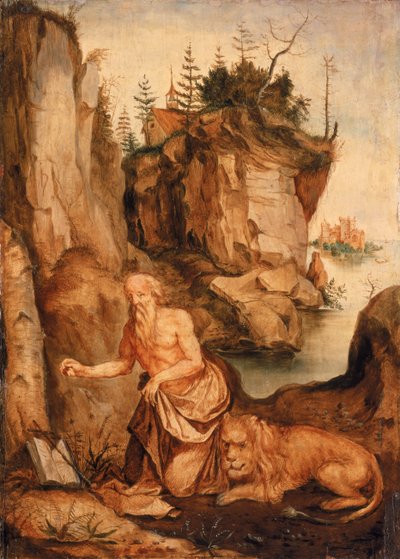 San Girolamo e il leone, c.1500 da Albrecht Dürer