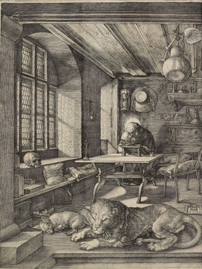 San Girolamo nel suo studio, 1514 da Albrecht Dürer