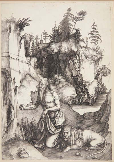 San Girolamo penitente nel deserto da Albrecht Dürer