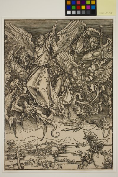 San Michele che combatte il drago da Albrecht Dürer