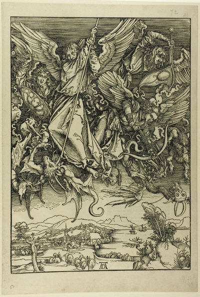 San Michele combatte il drago, dall